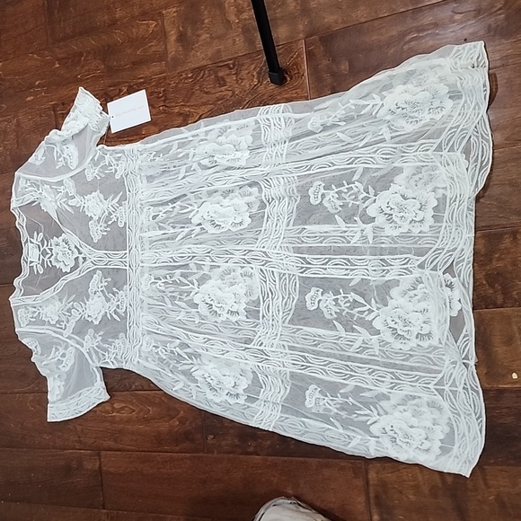 Siren Lily sheer lace maxi dress / cover up - Picture 3 of 5